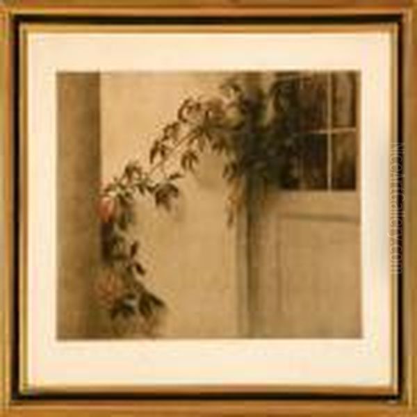 Vildvin Oil Painting by Peder Vilhelm Ilsted