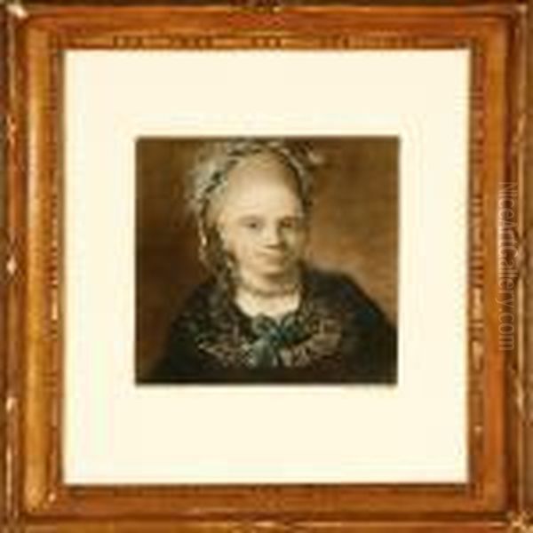 Portrait Af A Lady Oil Painting by Peder Vilhelm Ilsted