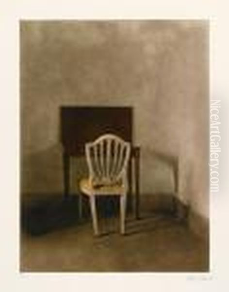 The White Chair. Oil Painting by Peder Vilhelm Ilsted