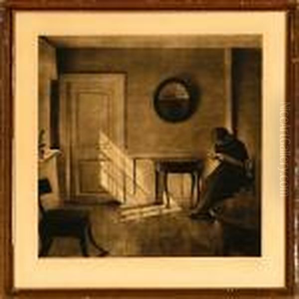 The Old Apartment Oil Painting by Peder Vilhelm Ilsted