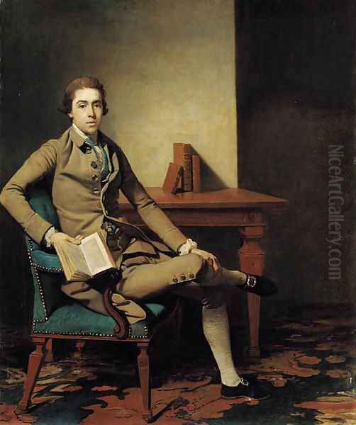 Portrait of Mr. Seward Oil Painting by John Hamilton Mortimer