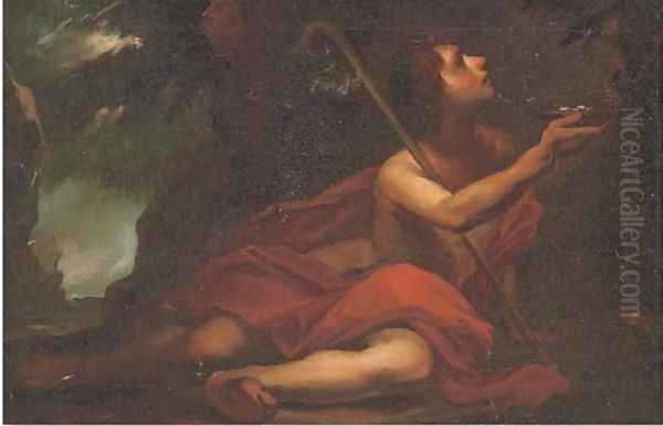 Saint John the Baptist Oil Painting by Pier Francesco Mola