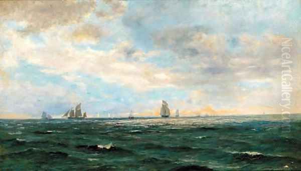 Crossing the horizon Oil Painting by Henry Moore