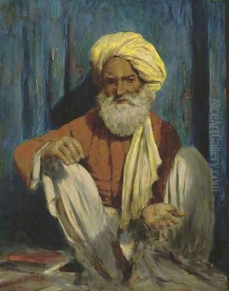 Peshwar, India Oil Painting by Mortimer Luddington Mempes