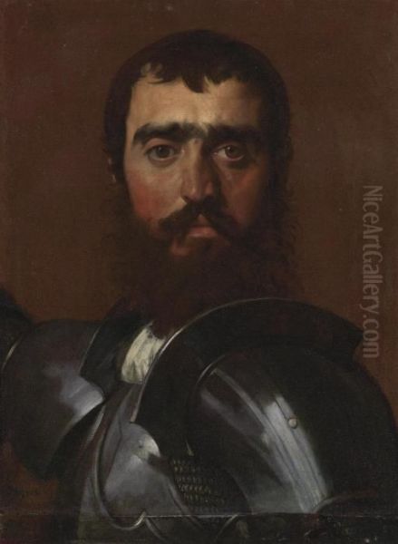 The Condottiere Oil Painting by Jean Auguste Dominique Ingres