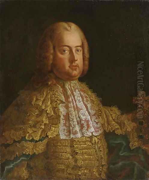 Portrait of Emperor Francis I of Austria Oil Painting by Martin van, II Meytens