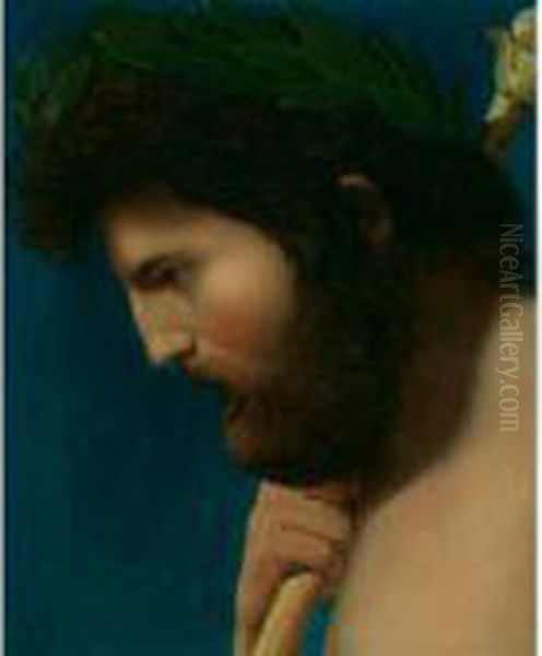 Head Of Jupiter In Profile Oil Painting by Jean Auguste Dominique Ingres