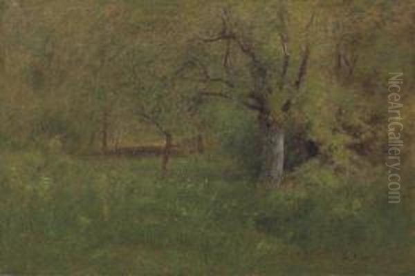 Old Orchard, Milton-on-the-hudson Oil Painting by George Inness