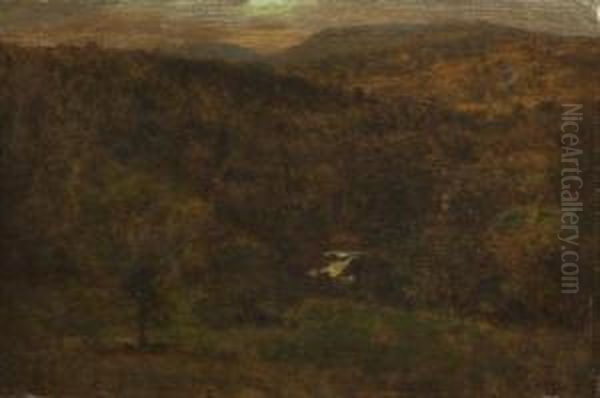 Landscape Oil Painting by George Inness