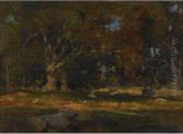 Medfield, Mass. Oil Painting by George Inness