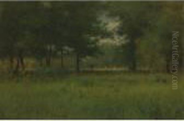 Midsummer Oil Painting by George Inness