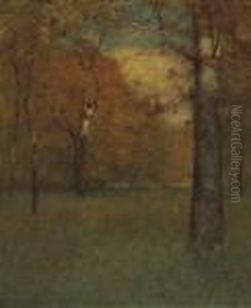 Autumn, Montclair, New Jersey Oil Painting by George Inness