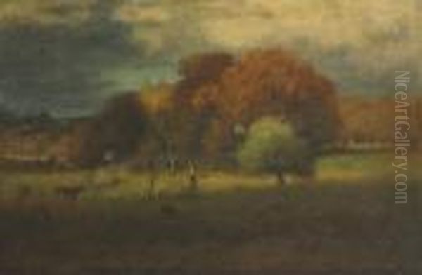 Tenafly, Autumn Oil Painting by George Inness