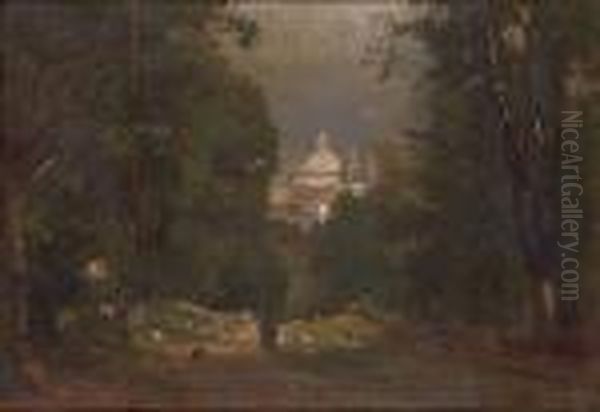 Albano Oil Painting by George Inness