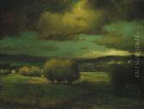 ''approaching Storm'' Oil Painting by George Inness