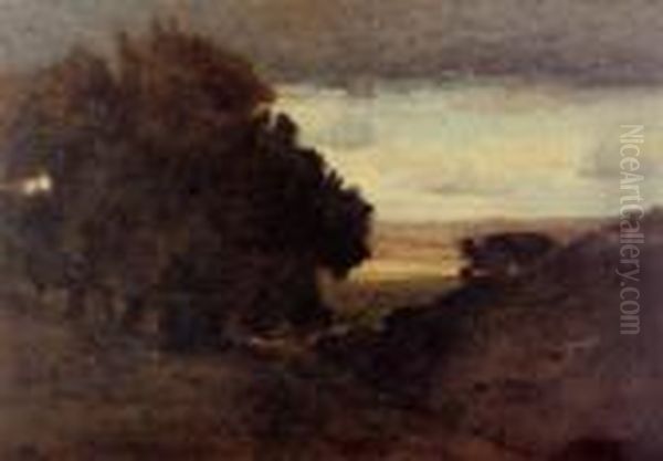 Landscape Oil Painting by George Inness