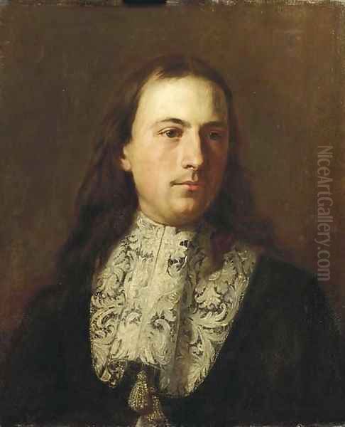 Portrait of gentleman Oil Painting by Carlo Maratta or Maratti