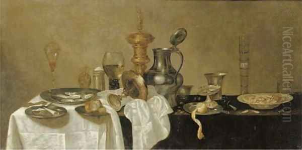 Still life Oil Painting by Cornelis Mahu