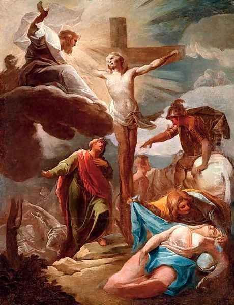 The Crucifixion Oil Painting by Corrado Giaquinto Molfetta