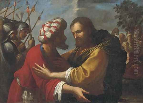 The Betrayal of Christ Oil Painting by Rutilio Manetti