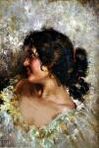 Figura Femminile Oil Painting by Vincenzo Irolli