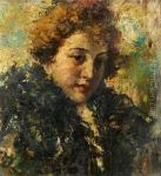 Portrait Of A Girl by Vincenzo Irolli