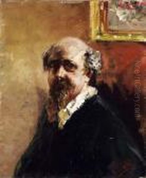 Autoritratto Oil Painting by Vincenzo Irolli