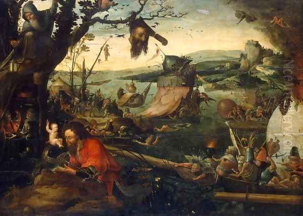 Landscape with the Legend of St Christopher Oil Painting by Jan Mandijn