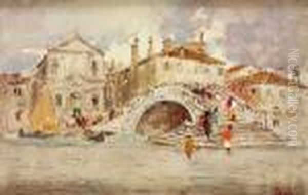 Venezia Oil Painting by Vincenzo Irolli