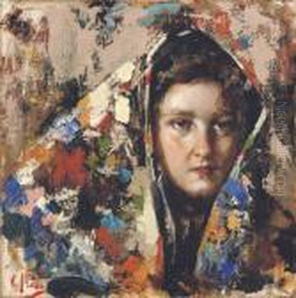 Sisina Oil Painting by Vincenzo Irolli