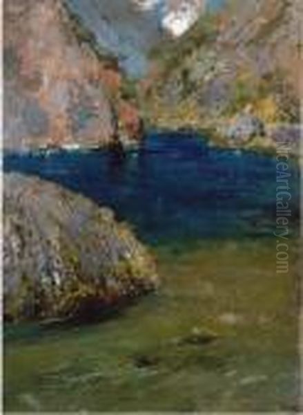 Acqua E Rocce Oil Painting by Vincenzo Irolli