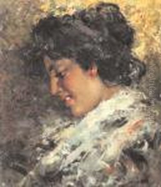 Figura Femminile Oil Painting by Vincenzo Irolli