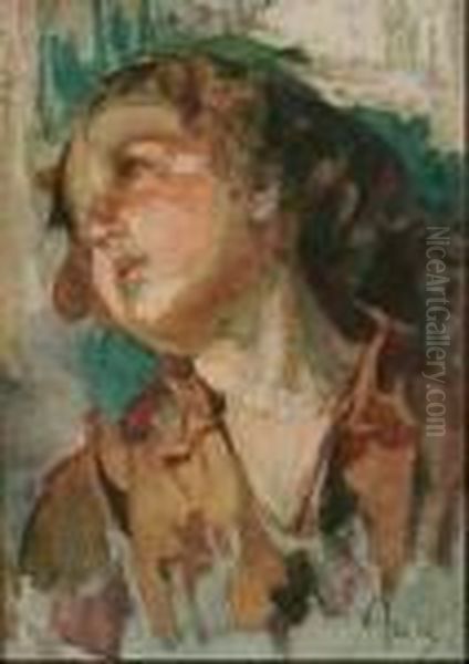 Sisina Oil Painting by Vincenzo Irolli