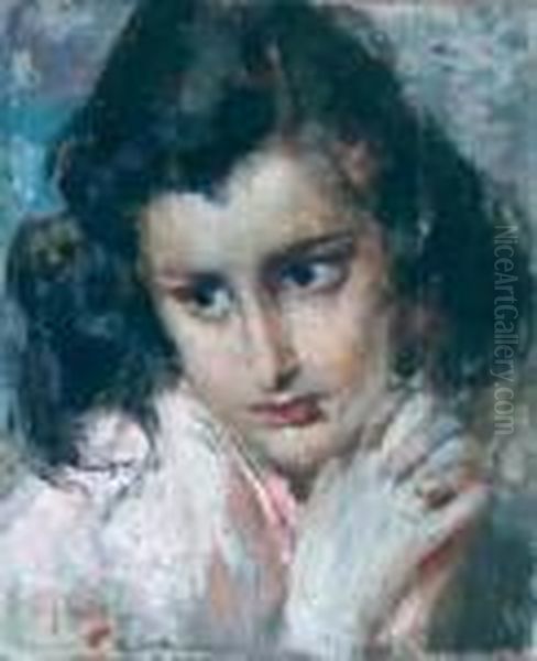 La Figlia Oil Painting by Vincenzo Irolli