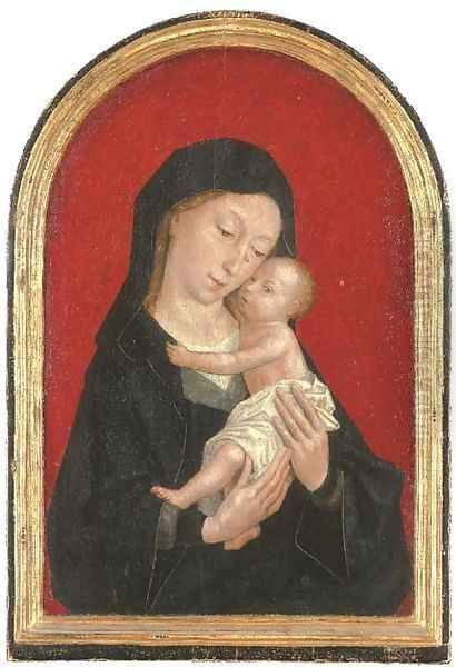 The Virgin and Child Oil Painting by Simon Marmion