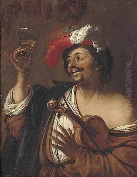 A drinker Oil Painting by Willem van Mieris