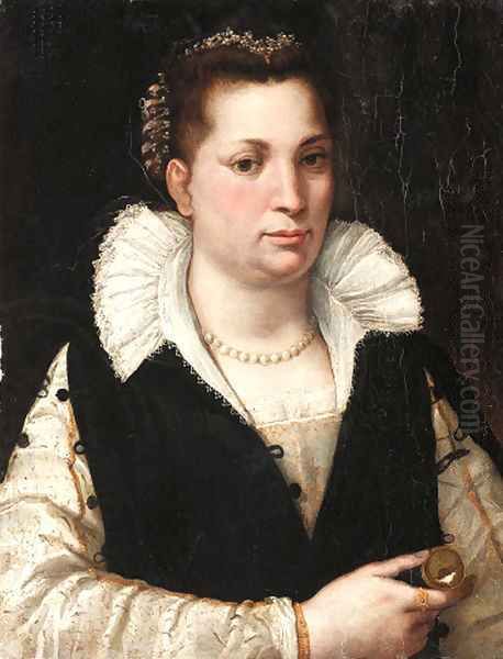 Portrait of a lady Oil Painting by da San Friano Maso