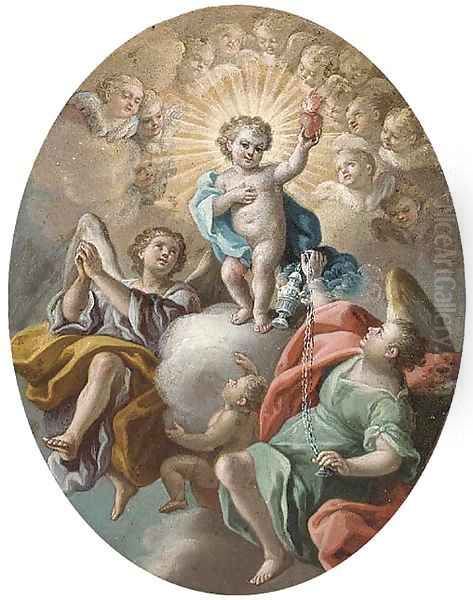 The Christ Child Oil Painting by Francesco de Mura