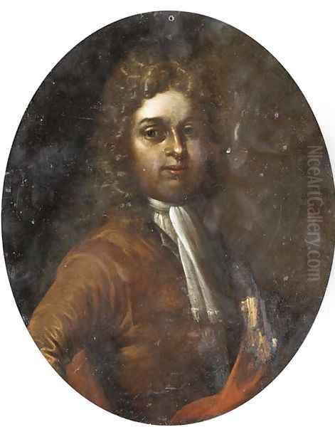 Portrait of a gentleman 2 Oil Painting by Heroman Van Der Mijn