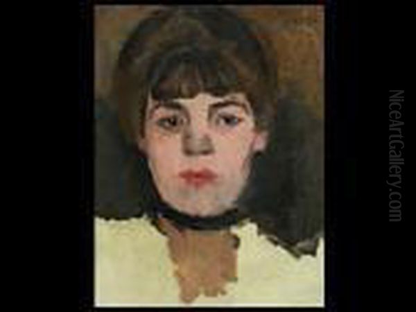 Portrait Einer Jungen Frau Oil Painting by Isaac Israels