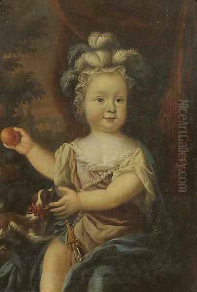 Portrait of a young girl Oil Painting by Nicolaes Maes