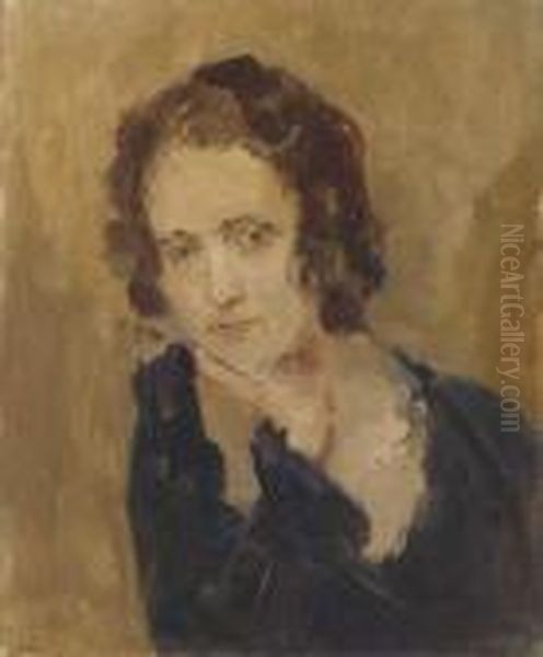 Portrait Of Laura Asselin Oil Painting by Isaac Israels