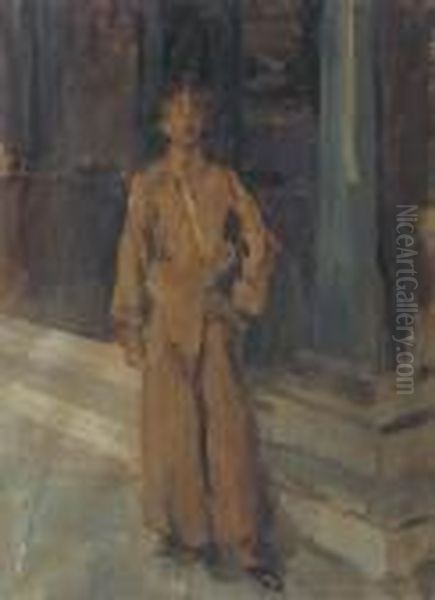 Portrait Of A Javanese Prince Oil Painting by Isaac Israels