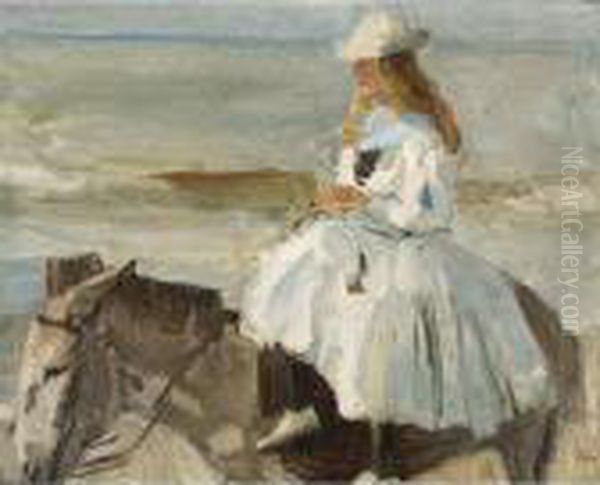 The Donkey Ride Oil Painting by Isaac Israels