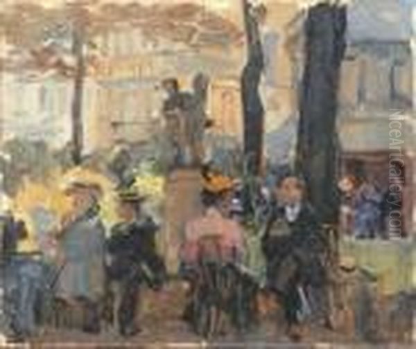 Jour D'ete A Paris Oil Painting by Isaac Israels