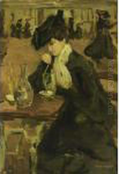 Moulin De La Galette, Paris Oil Painting by Isaac Israels