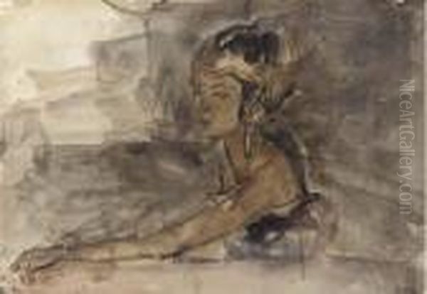 The Javanese Dancer Oil Painting by Isaac Israels