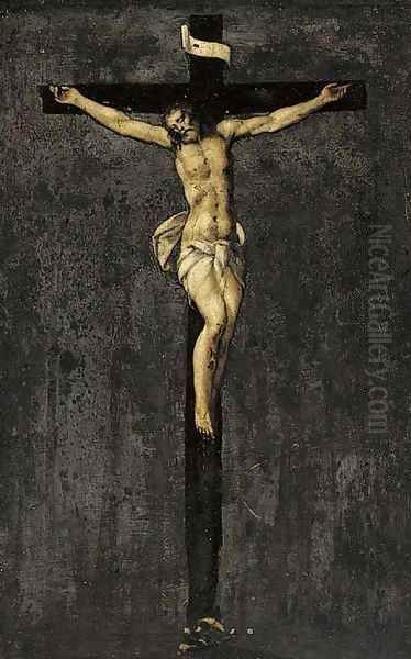 The Crucifixion Oil Painting by Pier Francesco Mazzuchelli (see Morazzone)