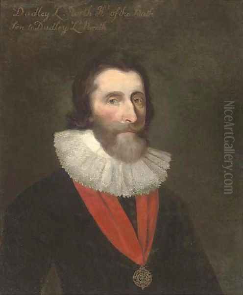 Portrait of Dudley, 4th Baron North (1602-1648) Oil Painting by Daniel Mytens