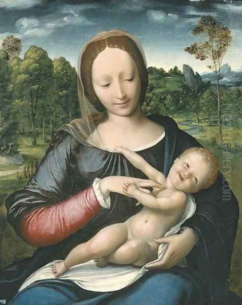 The Madonna and Child Oil Painting by Jan Massys